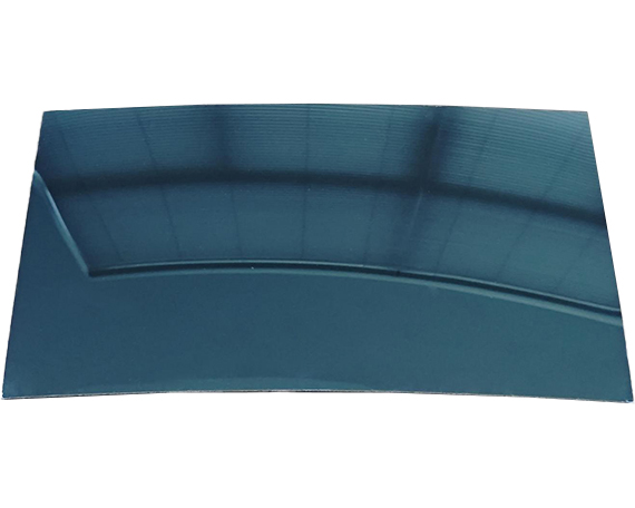 Mirror glass material calottes plate sheet