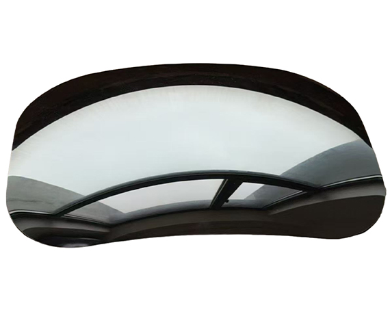 Mirror glass material calottes plate sheet